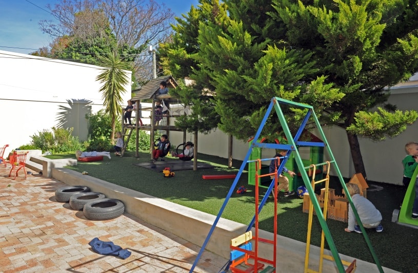 Outside area - jungle gym